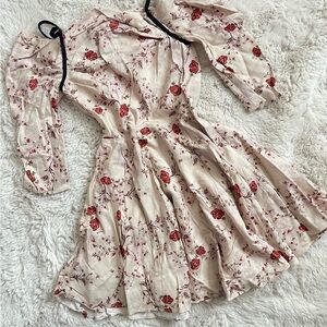 Floral Long Sleeve Dress